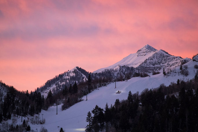 Sundance winter landscape