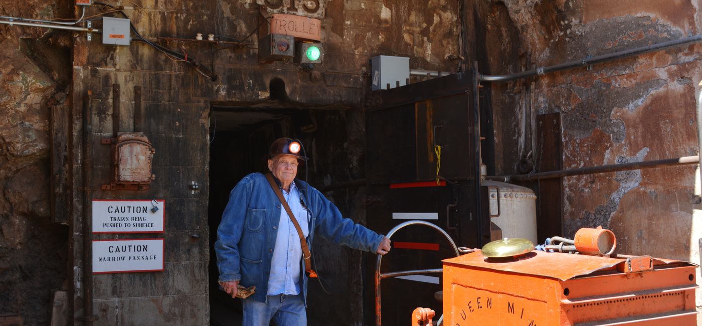 Image: Bisbee, AZ Copper Queen Mine Tour (Photo Credit: Noreen Kompanik)