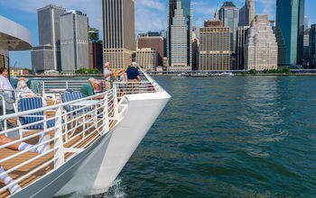 American Eagle sailing on the Hudson River