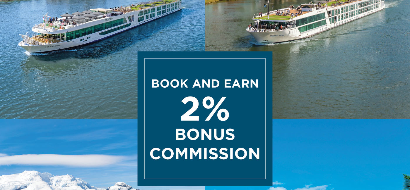 Image: Scenic Group is offering bonus commission during May. (Photo Credit: Scenic Group)
