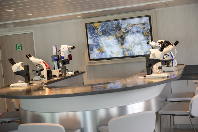 The new Science Center onboard MS Spitsbergen