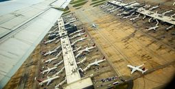 Aerial view of Hartsfield-Jackson Atlanta International Airport