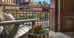 The view from a balcony at Red Cliffs Lodge Zion, A Tribute Portfolio