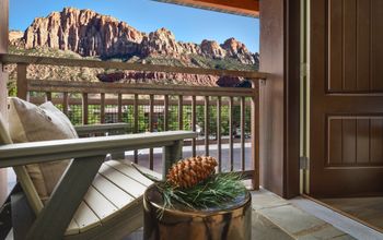 The view from a balcony at Red Cliffs Lodge Zion, A Tribute Portfolio