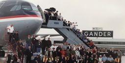 The last aircraft before departure on September 16, 2001