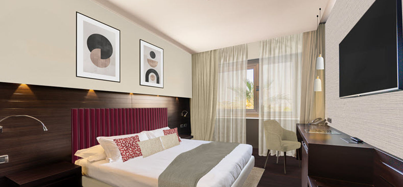 Image: Représentation artistique d'une chambre du Series by Marriott de Pomezia, en Italie (Source: Marriott International)