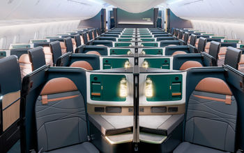 Alaska Airlines Aurora Cabin on 787 Plane