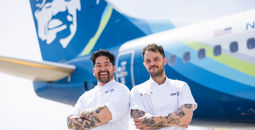 Alaska Airlines Chefs Brandon Jew and Brady Ishiwata Williams