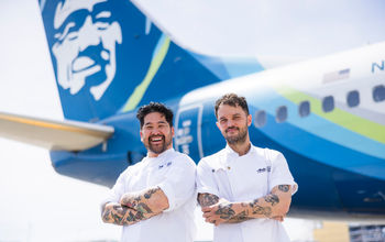 Alaska Airlines Chefs Brandon Jew and Brady Ishiwata Williams