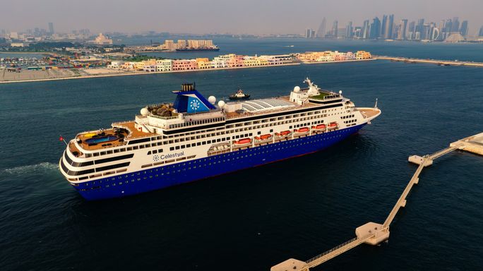 Celestyal Journey arrived in Doha, Qatar, on November 30 Celestyal Journey arrived in Doha, Qatar, on November 30