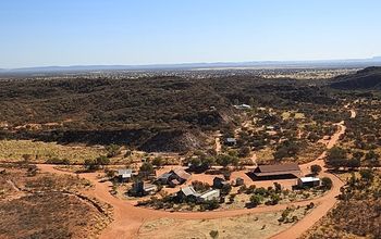 Aerial view of Ooraminna Station Homestead