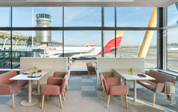 Iberia's Velazquez Premium Lounge at Madrid Airport