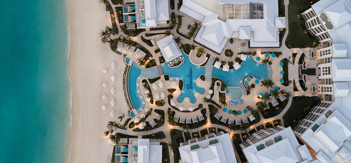 Image: Aerial view of Treasure Beach (Photo Credit: Sandals Resorts)