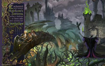 Maleficent Villains Land rendering