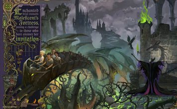Maleficent Villains Land rendering