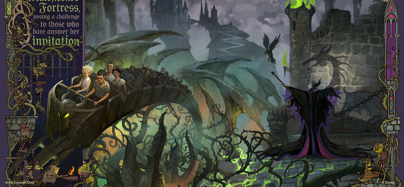 Image: Maleficent Villains Land rendering (Photo Credit: Disney)