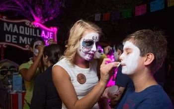 Face Painting at Sandos During Day of the Dead