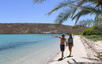 Hidden beaches in Baja California Sur