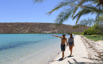 Hidden beaches in Baja California Sur
