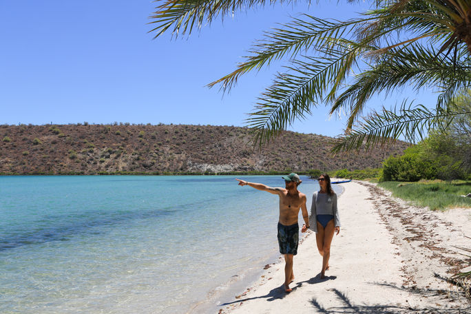 Hidden beaches in Baja California Sur Hidden beaches in Baja California Sur
