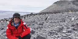 Beth Mercier in Antarctica