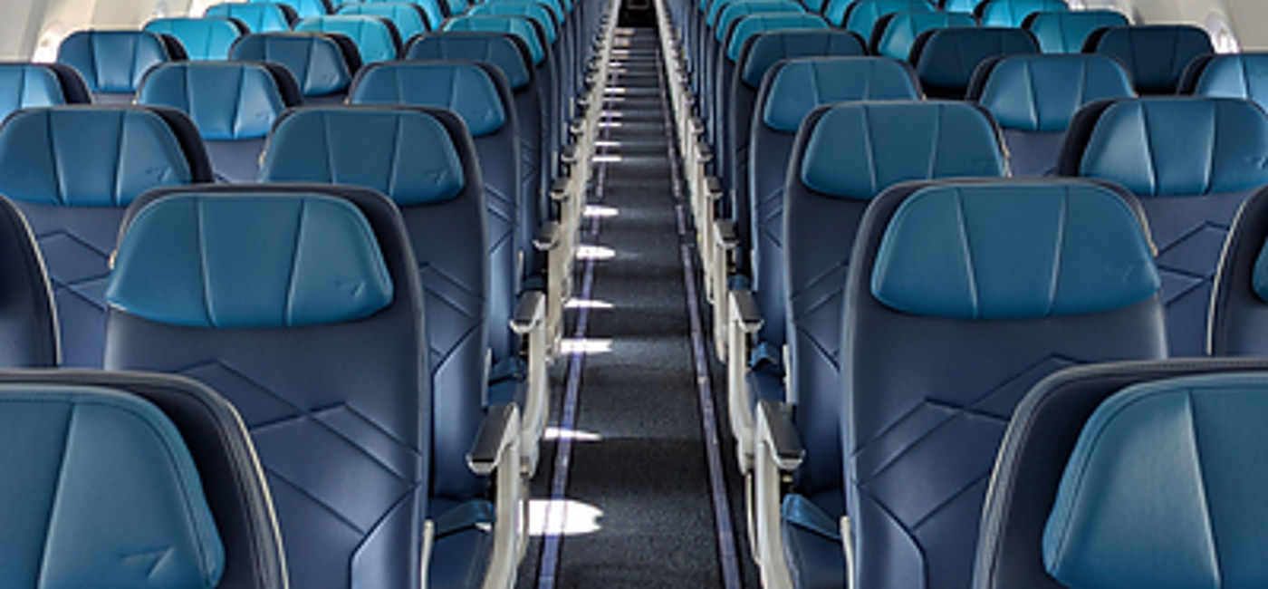 Image: Le transporteur a fait marche arrière et ramené ces appareils à une configuration de 174 sièges, après un tollé public contre l'exiguïté des sièges (Source: WestJet)