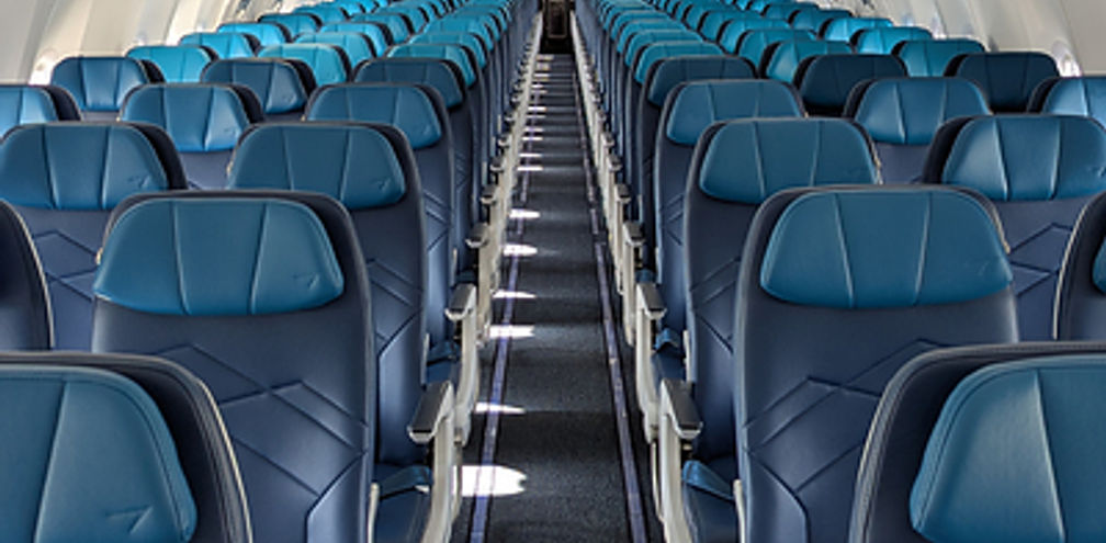 WestJet cabin interior