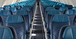 WestJet cabin interior