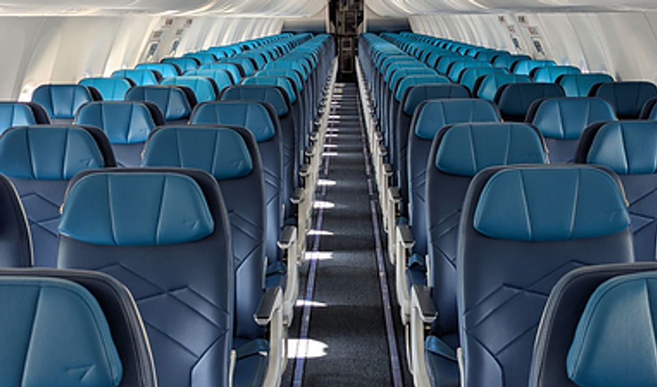 WestJet cabin interior