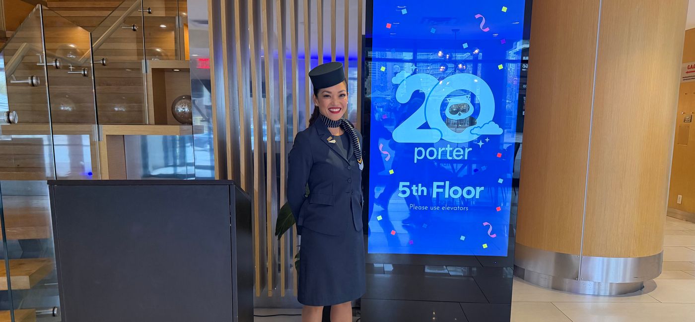Image: Porter Airlines celebrates 20 years. (Photo Credit: Kathy Buckworth/TravelPulse Canada)