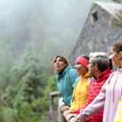 women, female travelers, women traveling, girls trip, hiking, woods, adventure travel