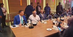 Andrew Holness (left) and Edmund Bartlett at Global Tourism Resilience Conference 0225