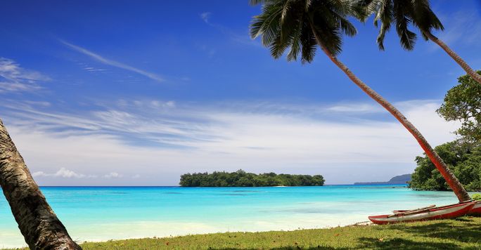Port Olry Beach in Vanuatu Port Olry Beach in Vanuatu