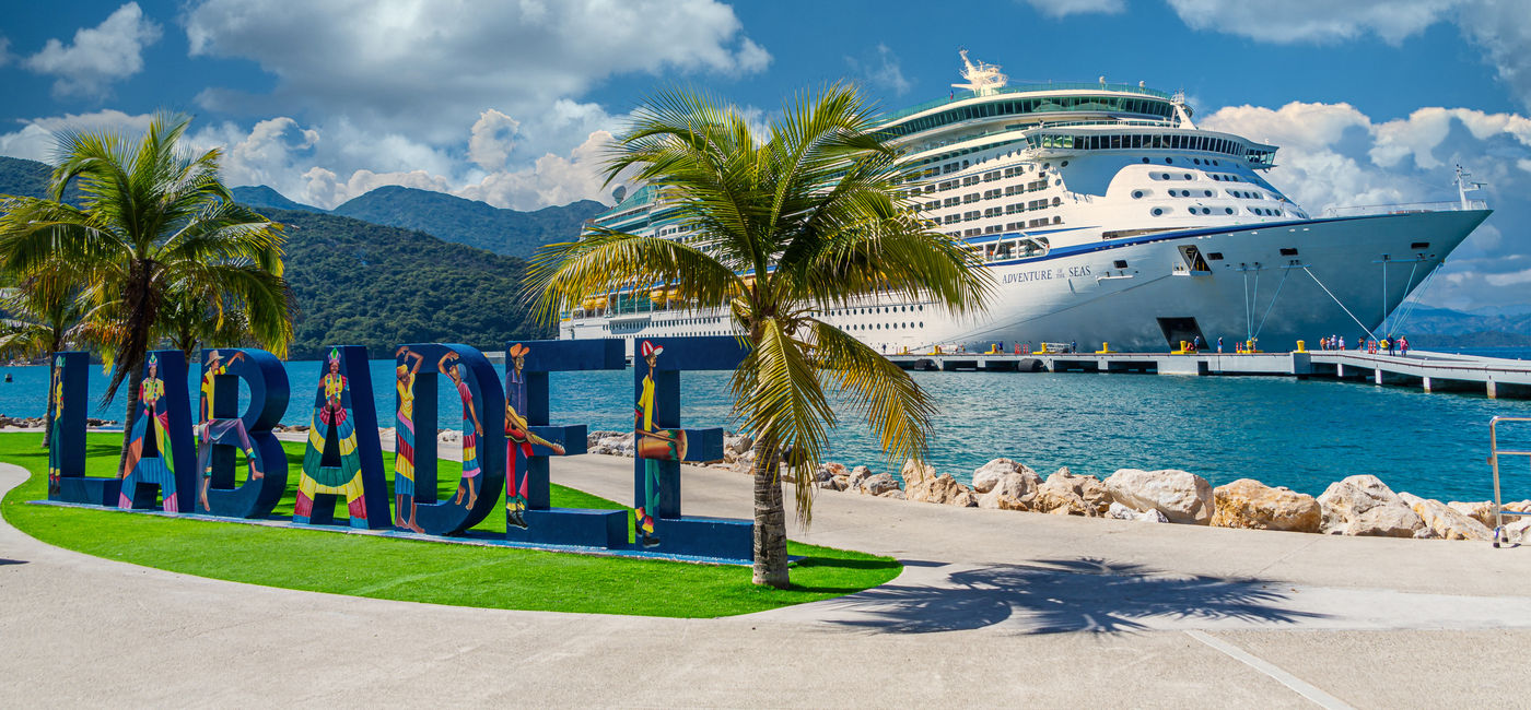 Image: Royal Caribbean's Adventure of the Seas in Labadee, Haiti. (Photo Credit: Adobe Stock/dbvirago)