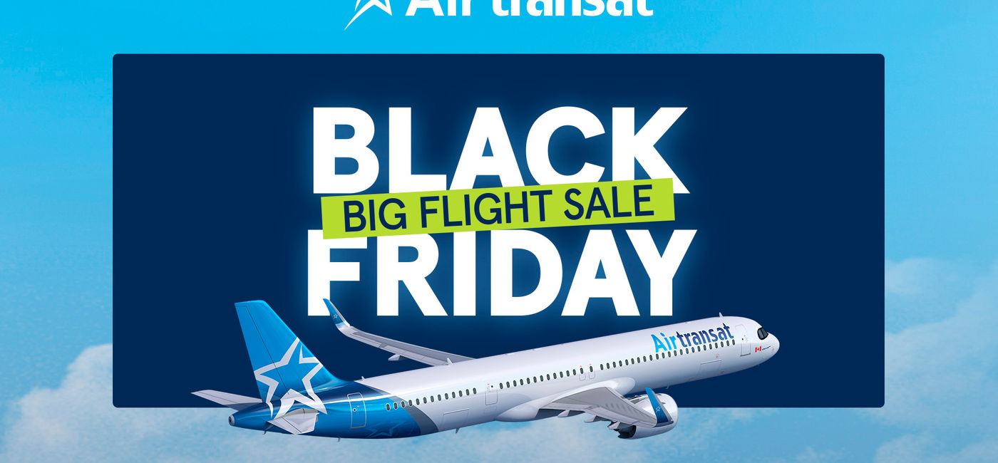 Image: Air Transat Black Friday (Photo Credit: Air Transat)