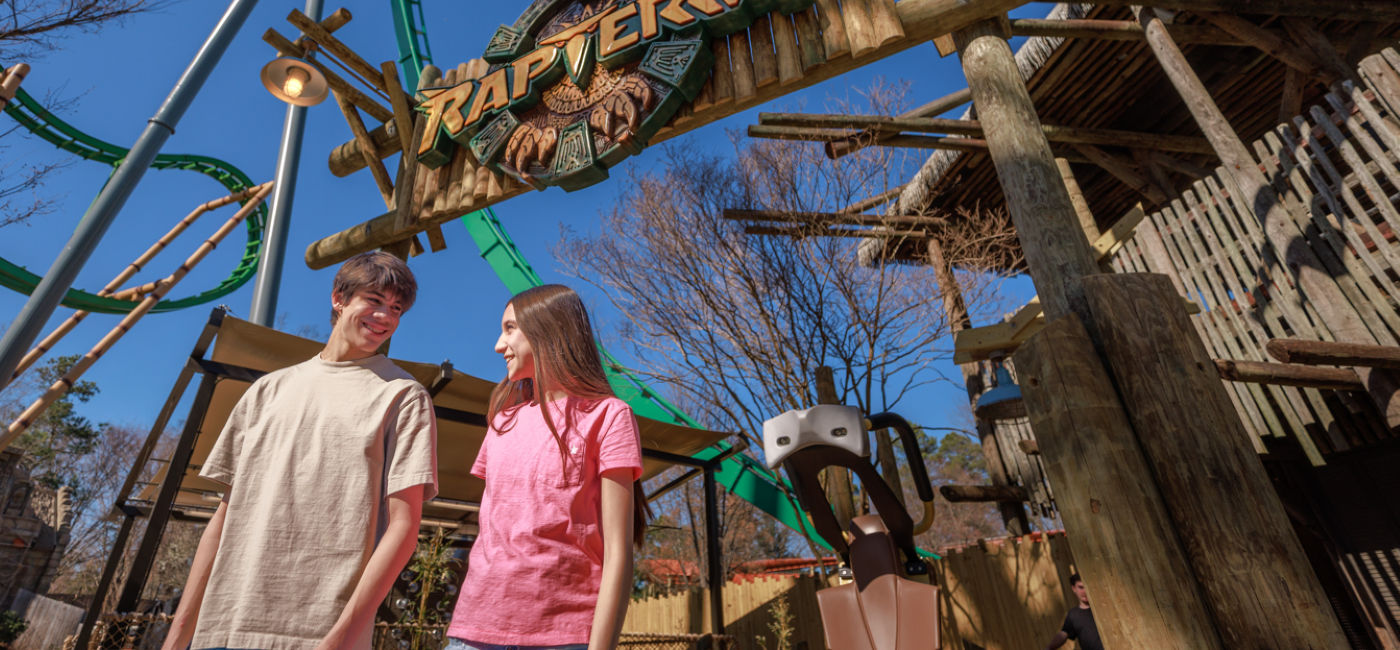 Image: The entrance to Rapterra, the new ride at Kings Dominion. (Photo Credit: Kings Dominion)