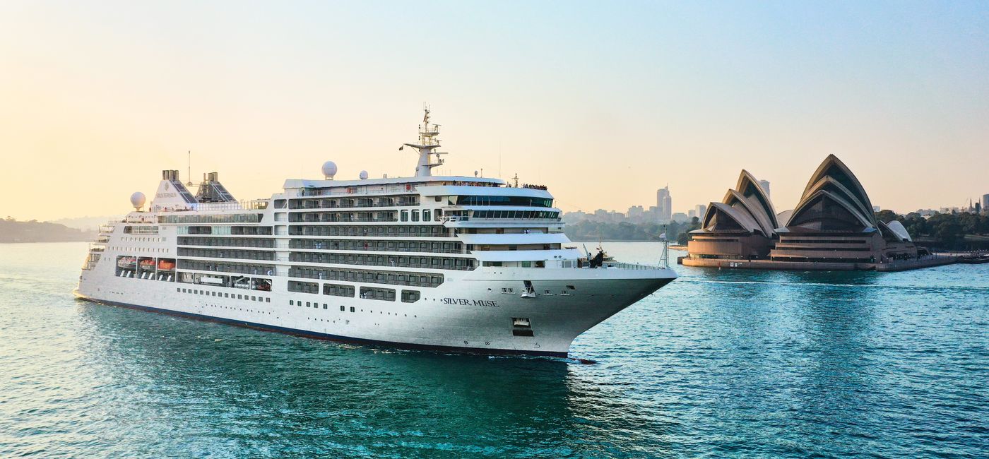 Image: The Silver Muse in Sydney, Australia (photo via Silversea Cruises) ((photo via Silversea Cruises))