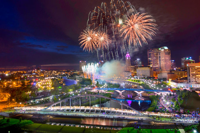 Columbus, visit columbus, midwest's largest 4th of july, 4th of july, independence day, fireworks