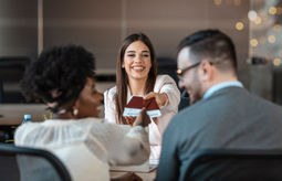 Travel advisor with clients