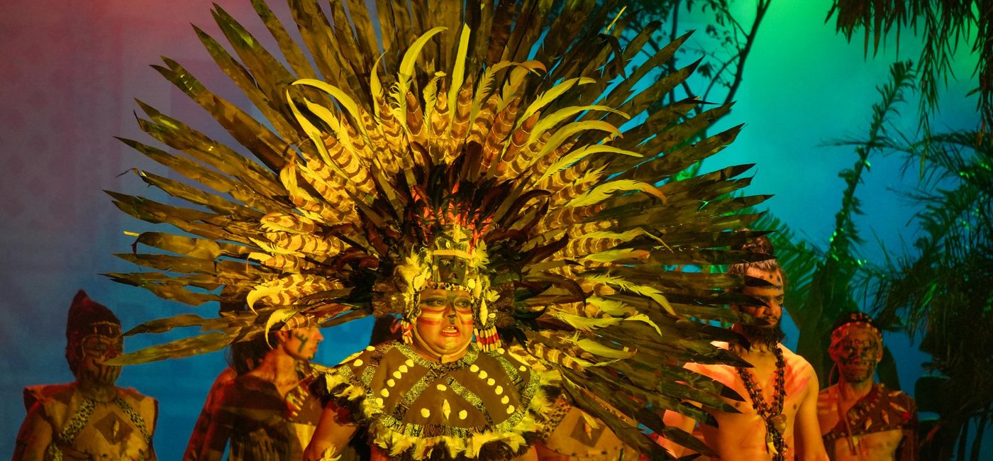 Image: Entertainment at the K’iiwik Maya World Tourism Fair. (Photo Credit: Yucatan Tourism Board)