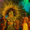 Entertainment at the K’iiwik Maya World Tourism Fair.