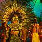 Entertainment at the K’iiwik Maya World Tourism Fair.