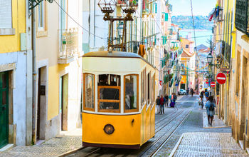 trolley, portugal, lisbon, lisbon portugal, portuguese cities