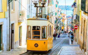 trolley, portugal, lisbon, lisbon portugal, portuguese cities
