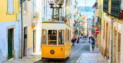 trolley, portugal, lisbon, lisbon portugal, portuguese cities
