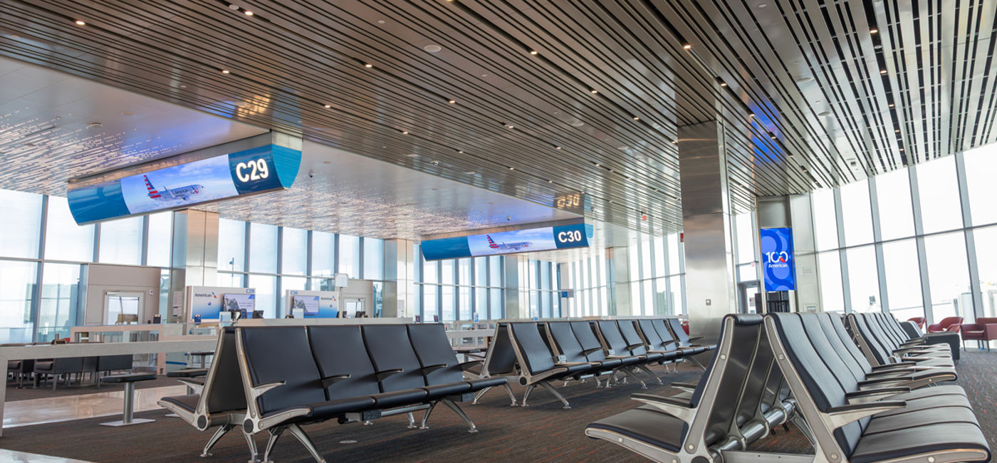 Image: American Airlines new DFW Terminal C pier gates (Photo Credit: Courtesy American Airlines)