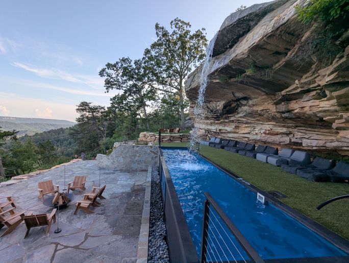Glamping Collective Chattanooga Glamping Collective Chattanooga, luxury, camping, travel, mountain view, waterfall,