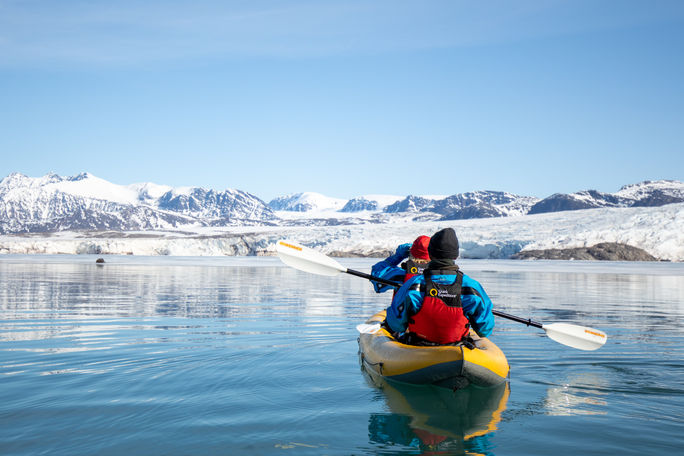 Paddle excursion with Quark Expeditions