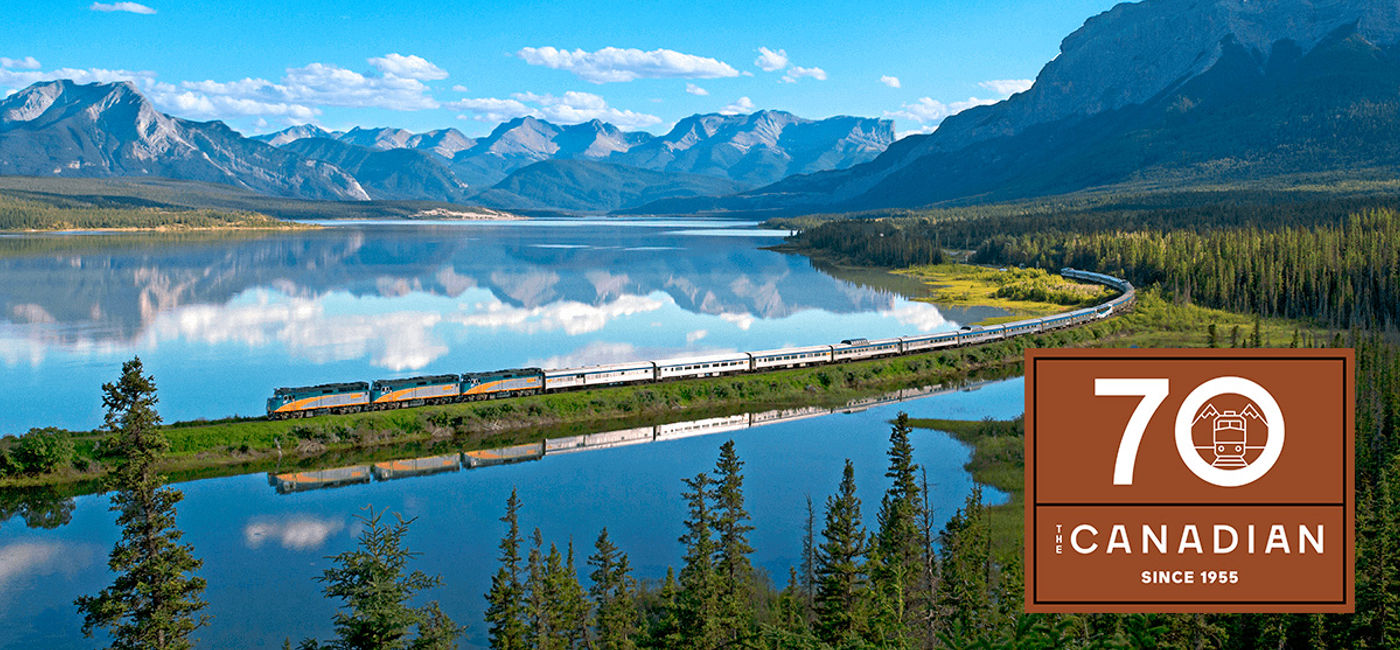 Image: VIA Rail Canada marked the 70th anniversary of The Canadian. (Photo Credit: VIA Rail)