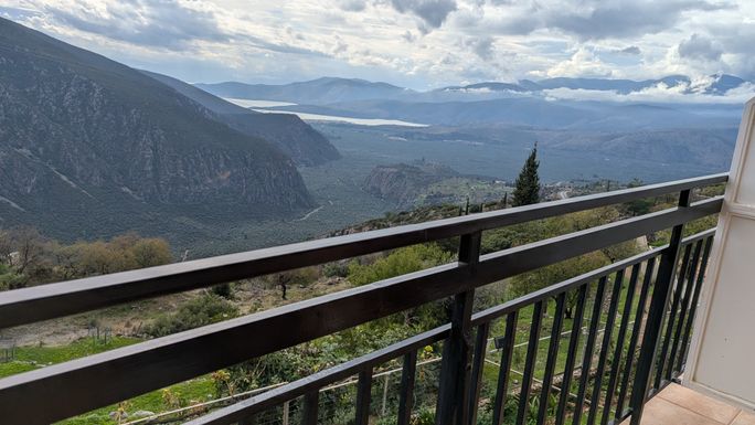 Room with a view. Delphi, Greece